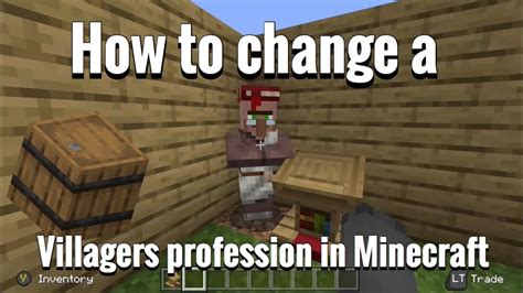 can you change villager profession on bedrock